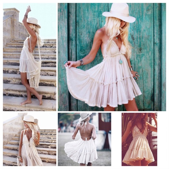 *LAST ONE* Ivory Antique Lace Dress - Picture 8 of 8